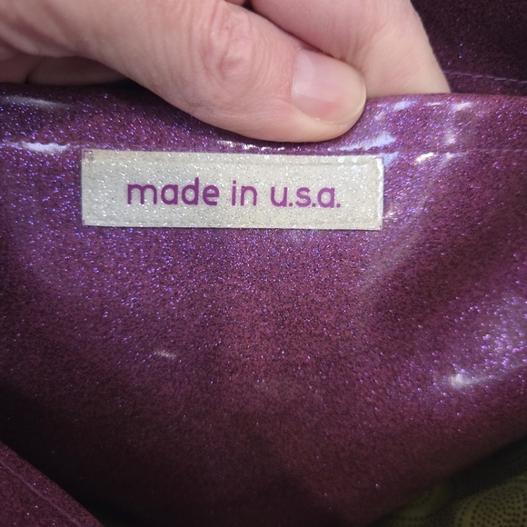 Glittersweet Floral Crossbody bag Green Glitter Flower Power - Picture 7 of 11